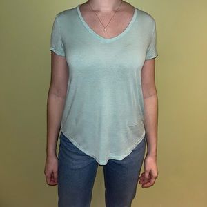 Aeropostale blue seriously soft V neck tee